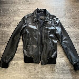 Ben Sherman buttery smooth Leather Jacket 100% Leather LNWOT vintage design